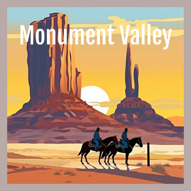 Monument Valley - Coucher de soleil