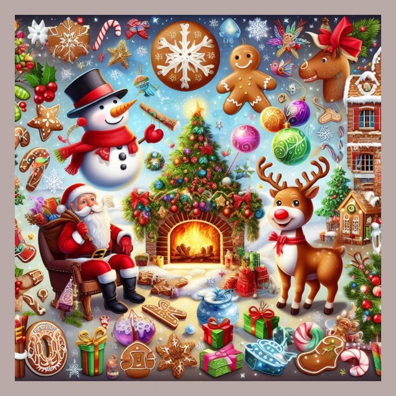 Weihnachtsmärchen-Collage