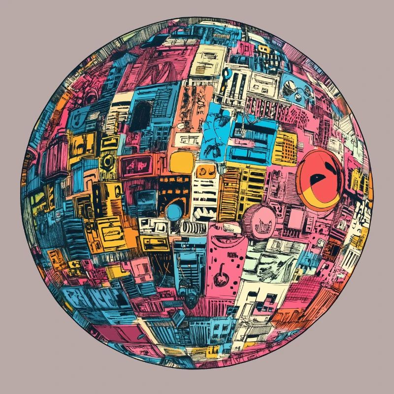 Retro-Future Sphere: Technicolor Vision!