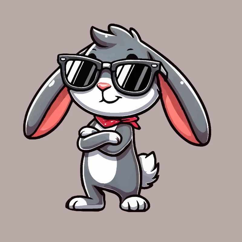 Bunny Comic Sunglasses
