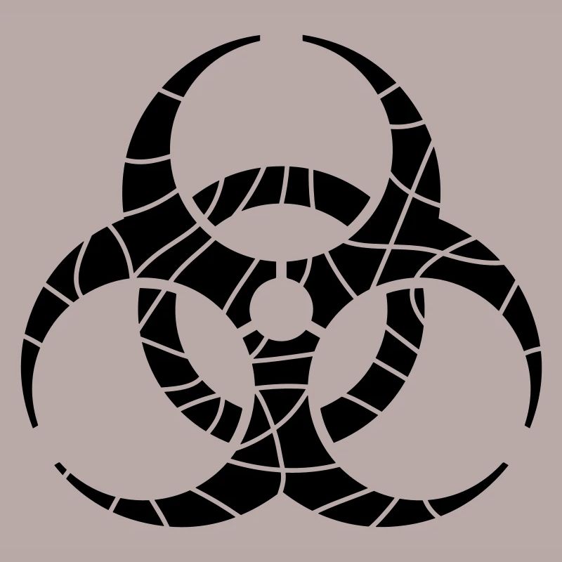 Biohazard Symbol Risse Design