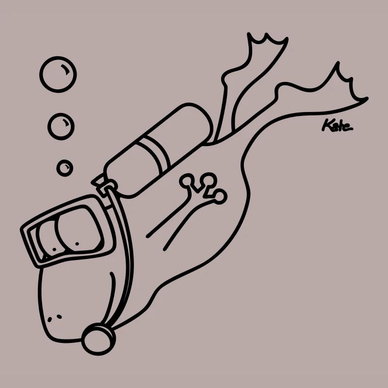 diving frog