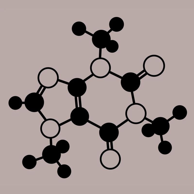 Caféine - molécule - 1c