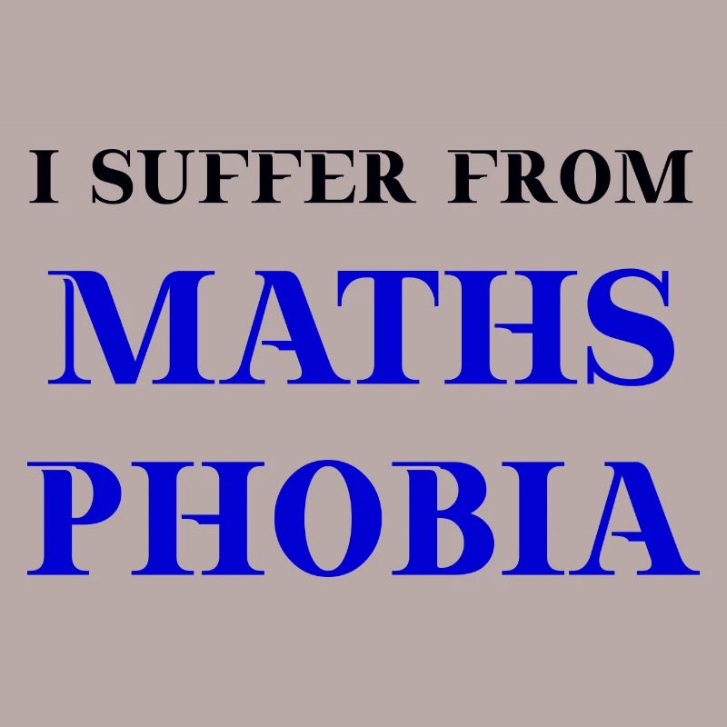 math phobie idée cadeau drôle math drôle