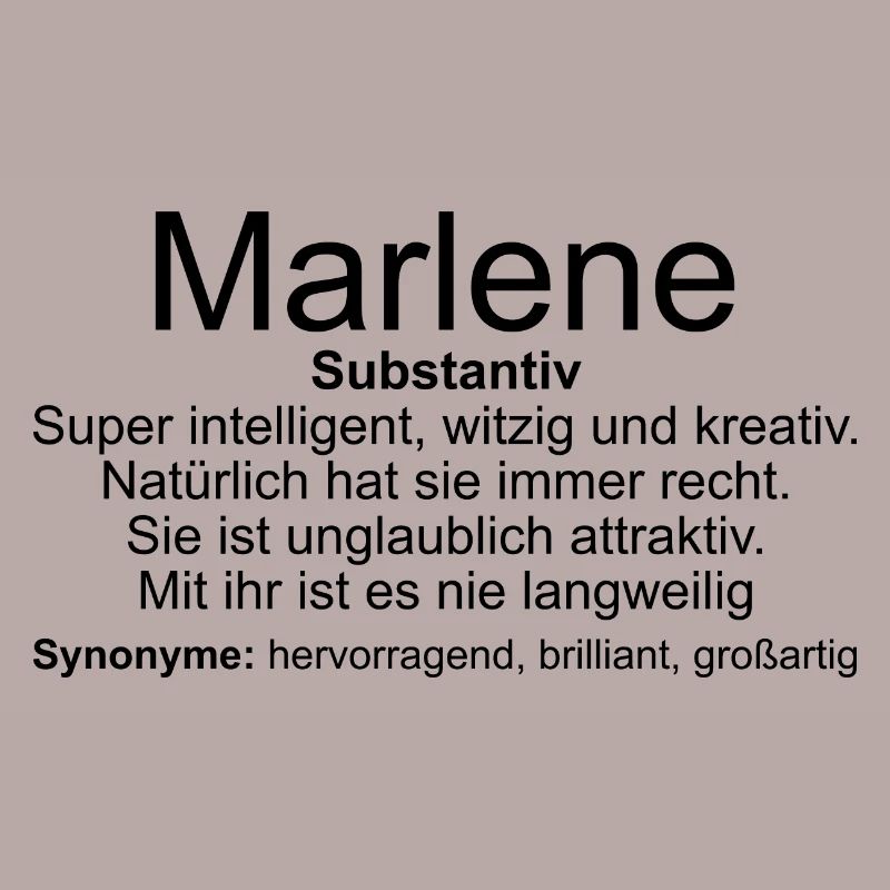 Name Definition Marlene