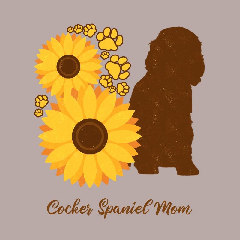 Sonnenblumenmutter - Cocker Spaniel