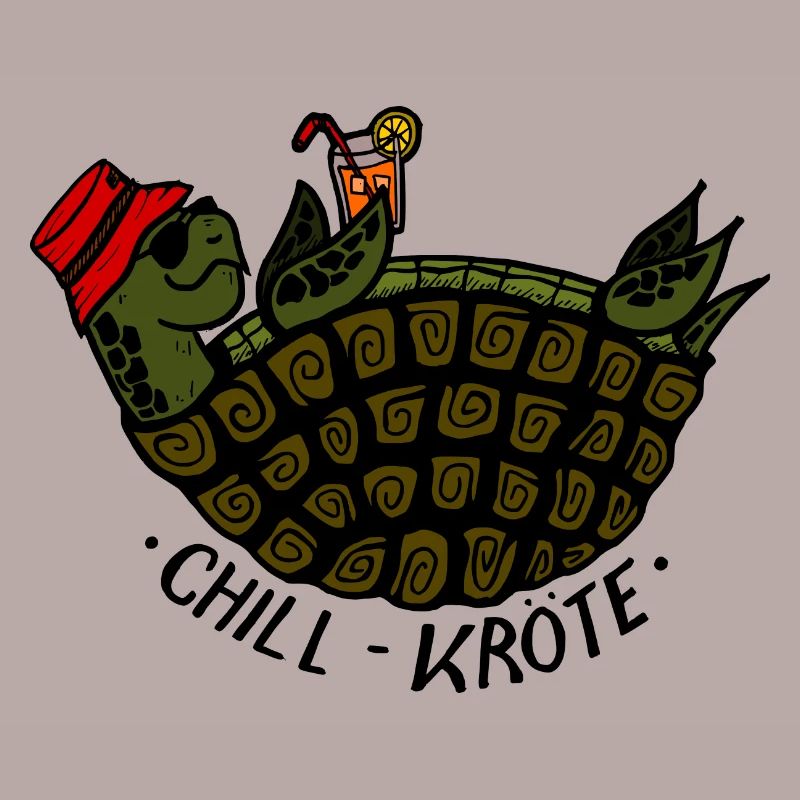 Chill toad - turtle chilling