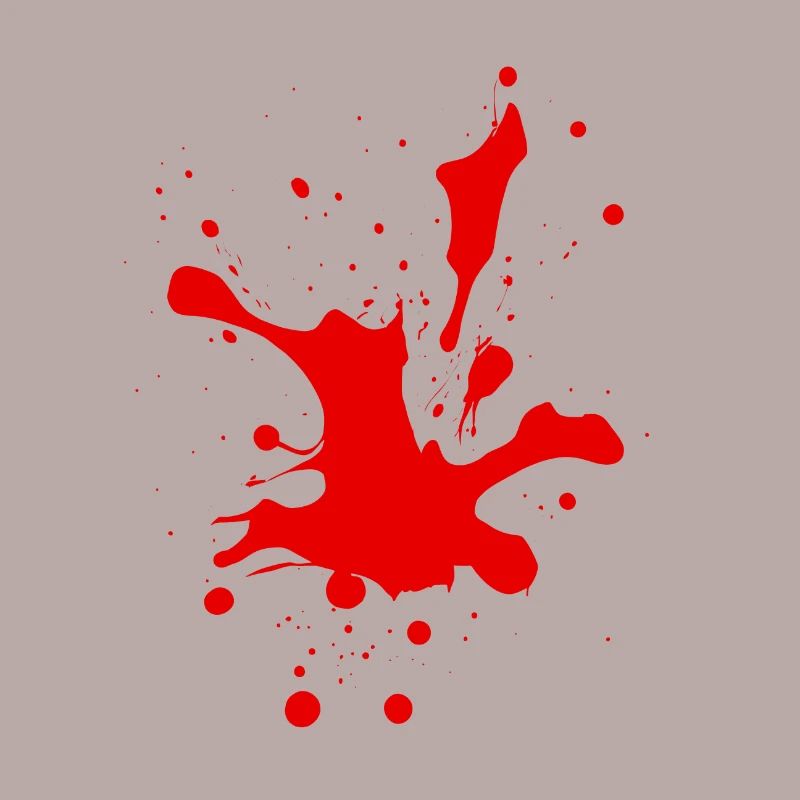 Blutspritzer Horror Geschenkidee