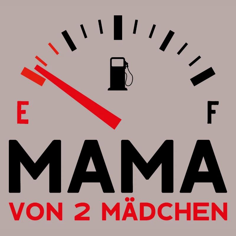 MAMA 2 TÖCHTER MUTTERTAG MUTTER ZWEI MÄDCHEN