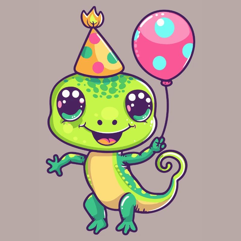 Echse Geburtstag Comic