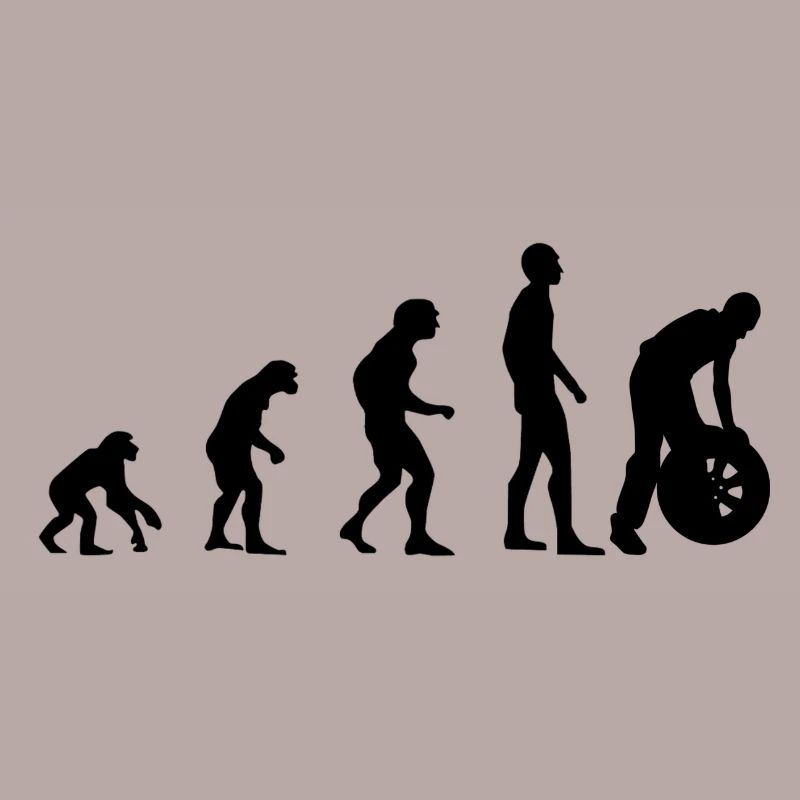 Evolution Mechaniker - KFZ - Auto - Geschenkidee