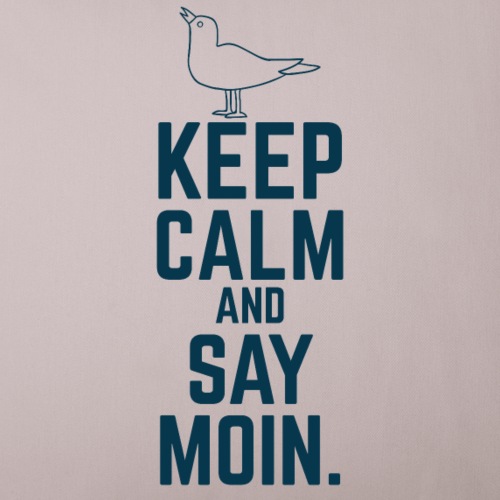 Keep Calm And Say Moin 2 - Sofakissenbezug 45 x 45 cm