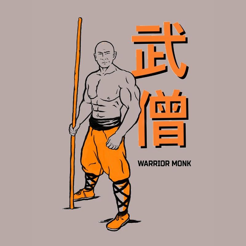 Shaolin-Krieger-Mönch