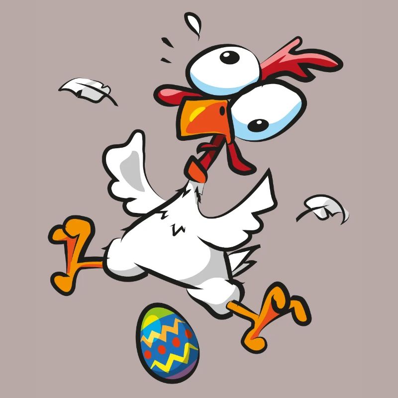 Easter Crazy Chicken Easter Egg Chickens