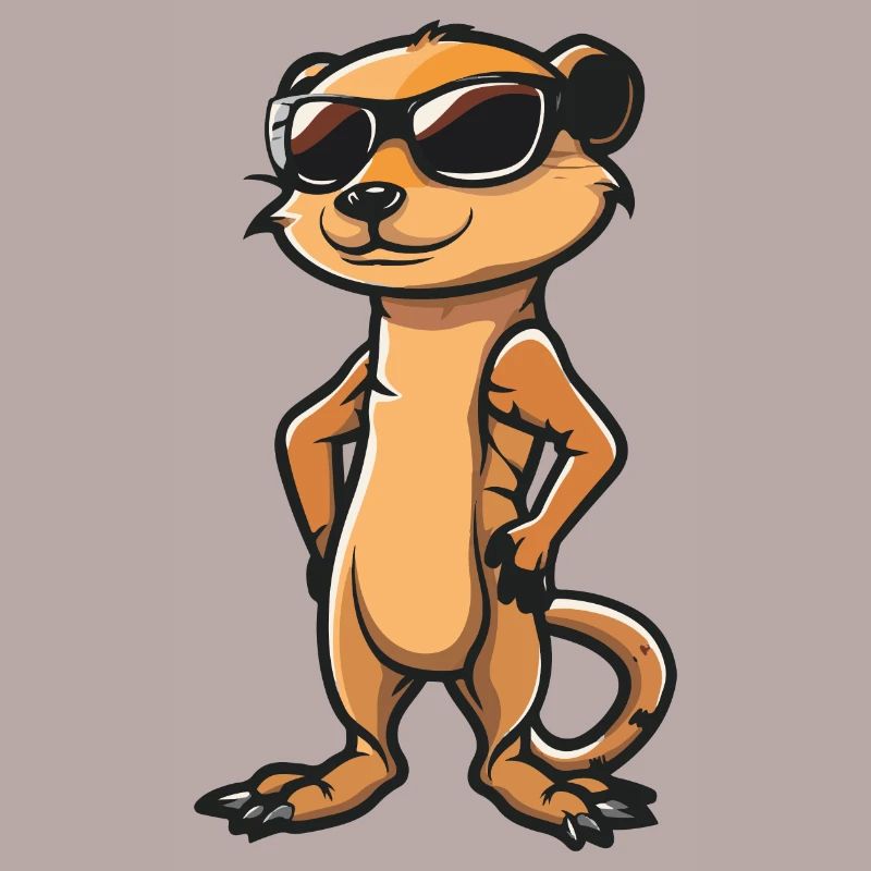 Erdmännchen Comic Cool