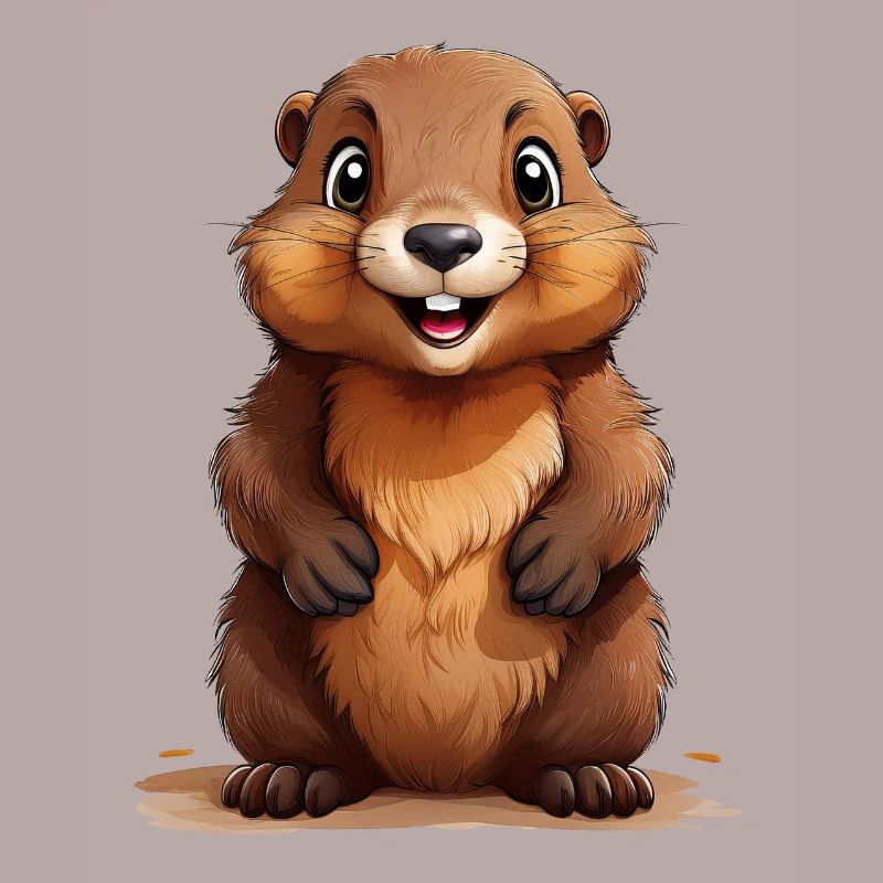 Cute Groundhog