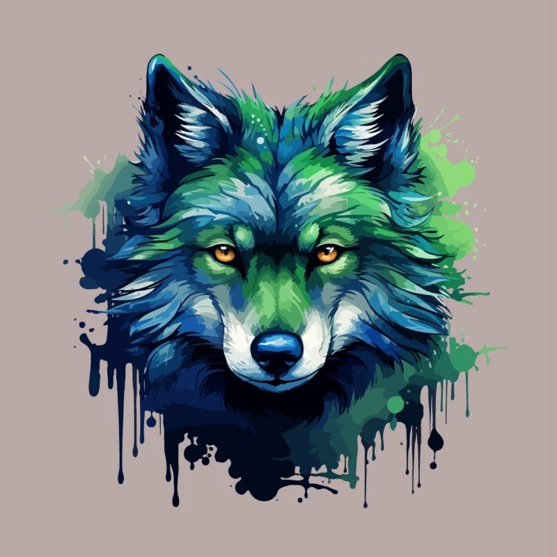 Blauer Wolf