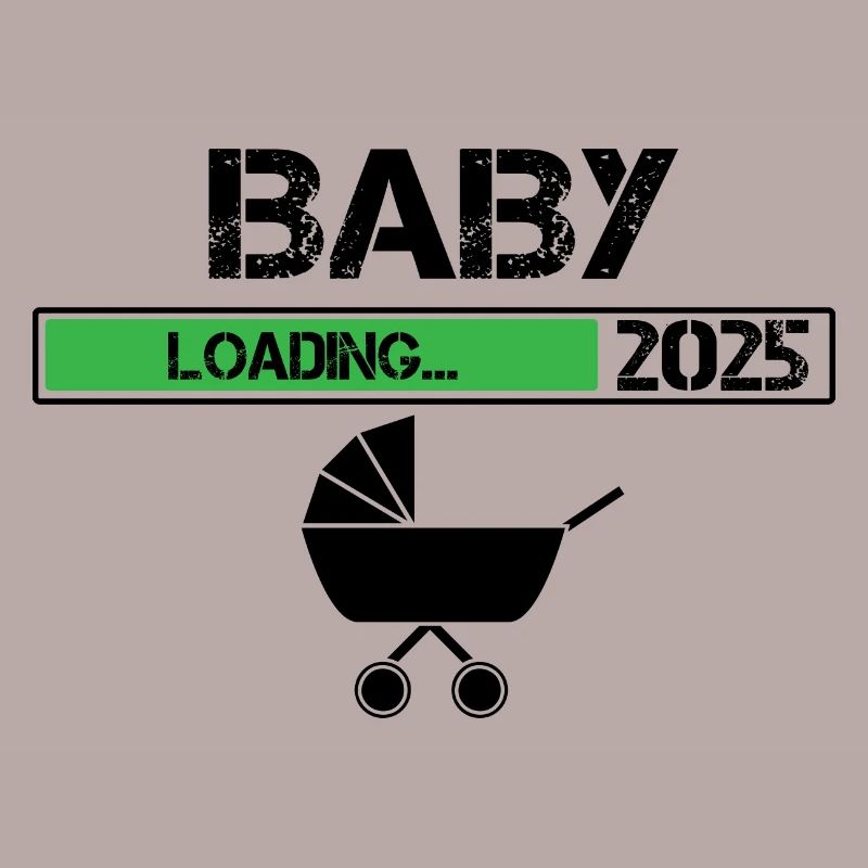 Baby loading 2025, Ich werde 2025 Mutter