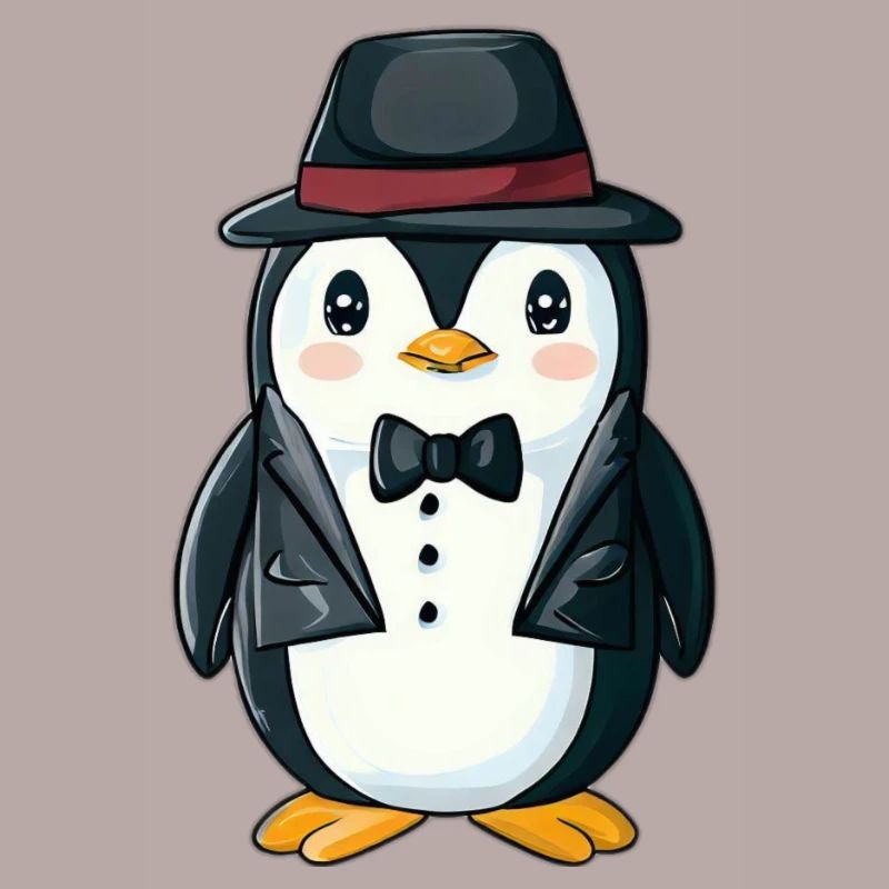 Mignon agent pingouin