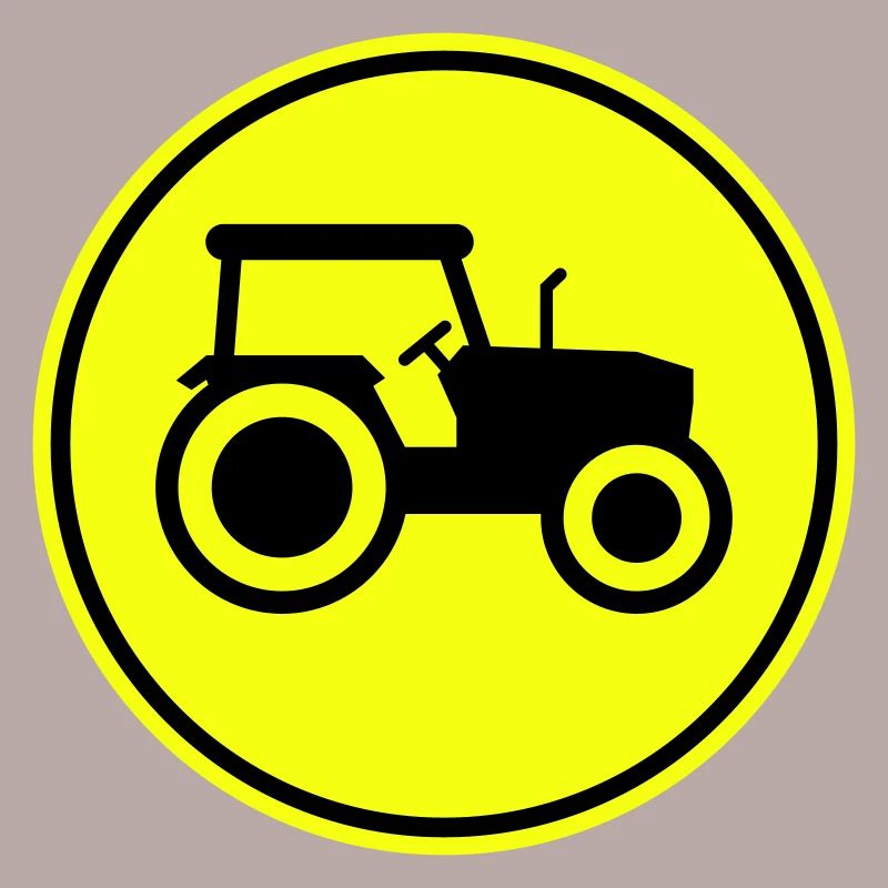 Traktor icon Silhouette