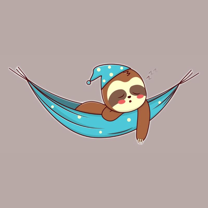 Sleeping Sloth Cute Cute Sloth Gift Idea