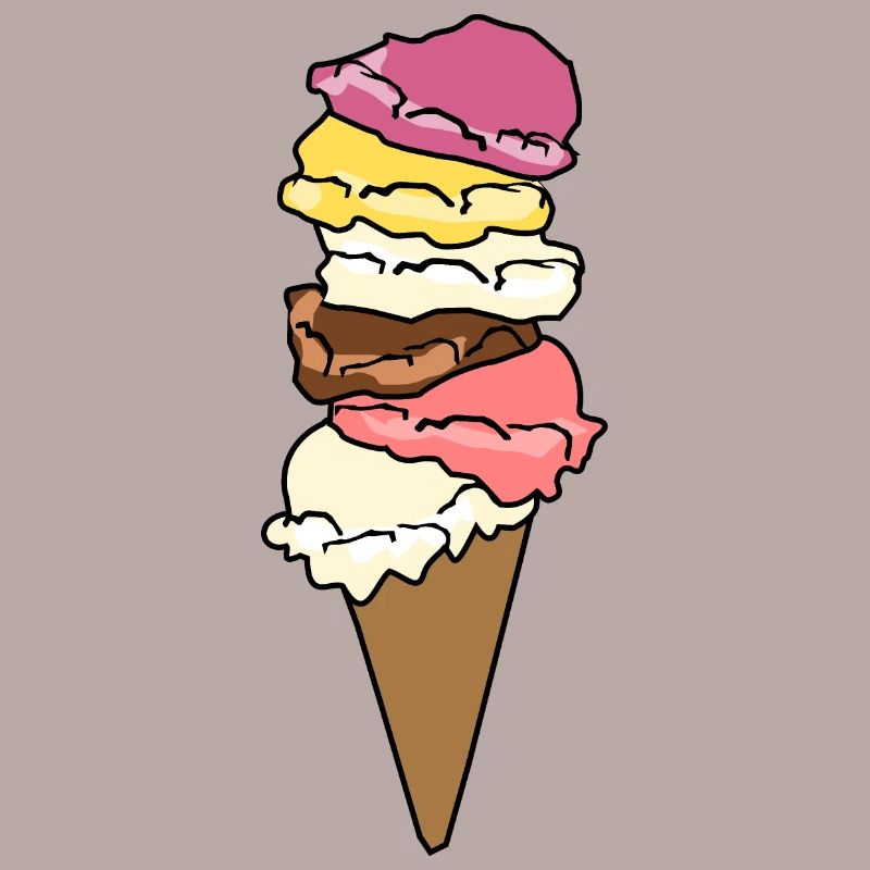 Eiscreme Eiswaffel Eis Eiskugel