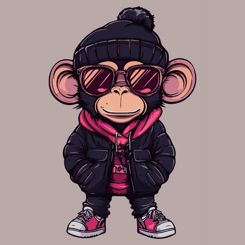 Monkey Winter Comic