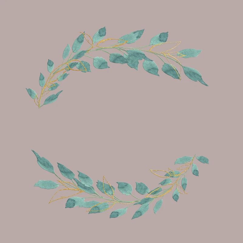 Customizable half ring green gold 2
