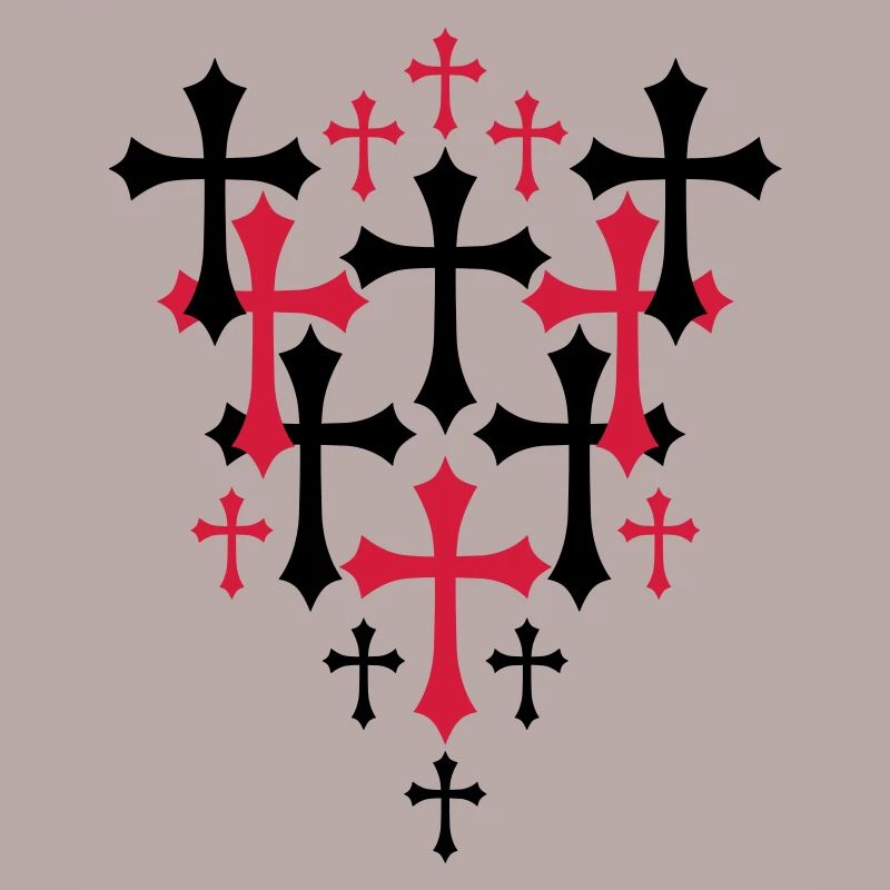 03 Pattern Gothic Crosses