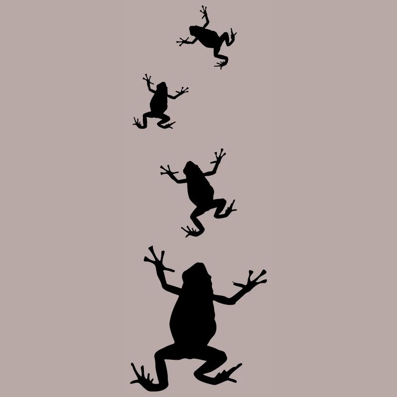 frog silhouette frogs toad