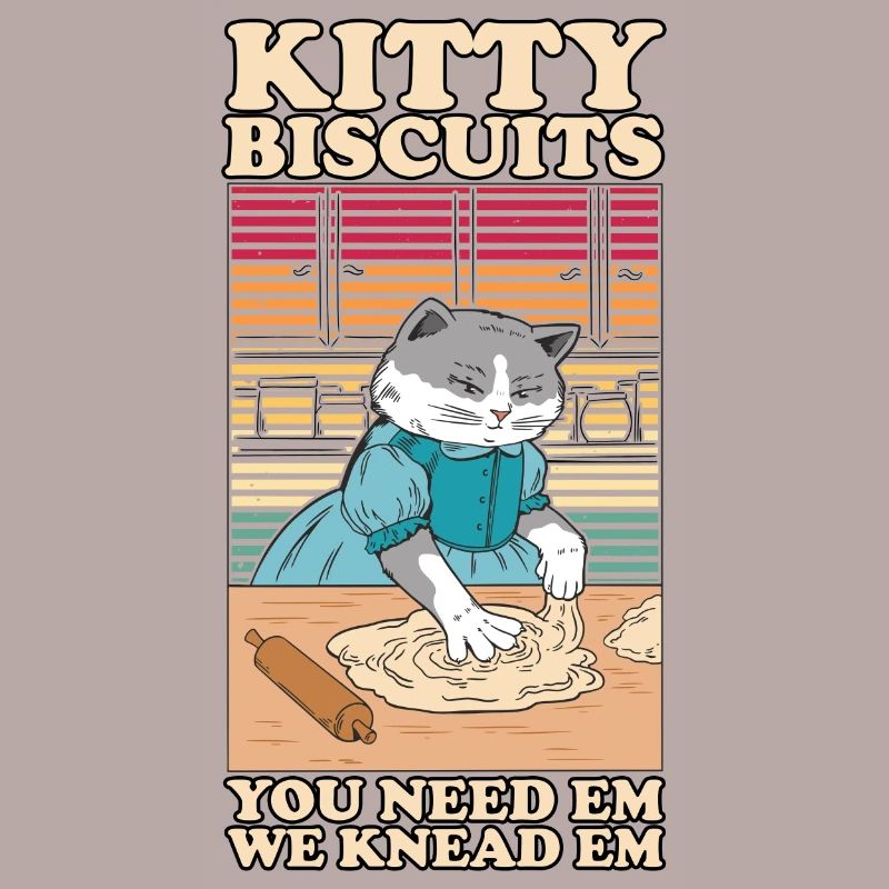 Kitty Biscuits Katze Kater Kekse Bäcker Backen