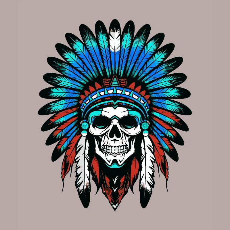 Crâne de chef indien Apache