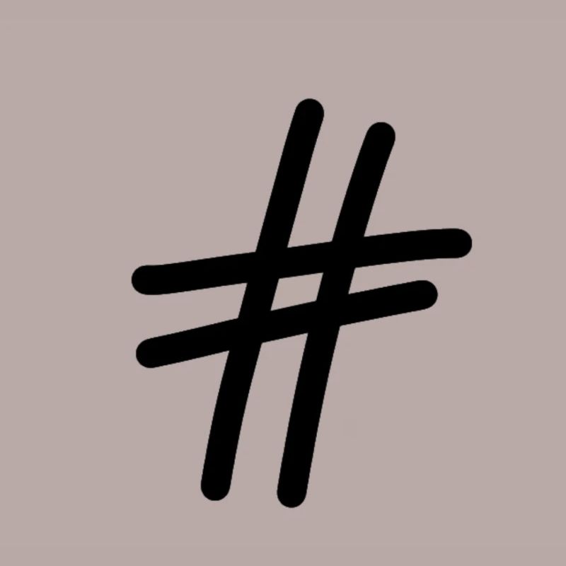 hashtag
