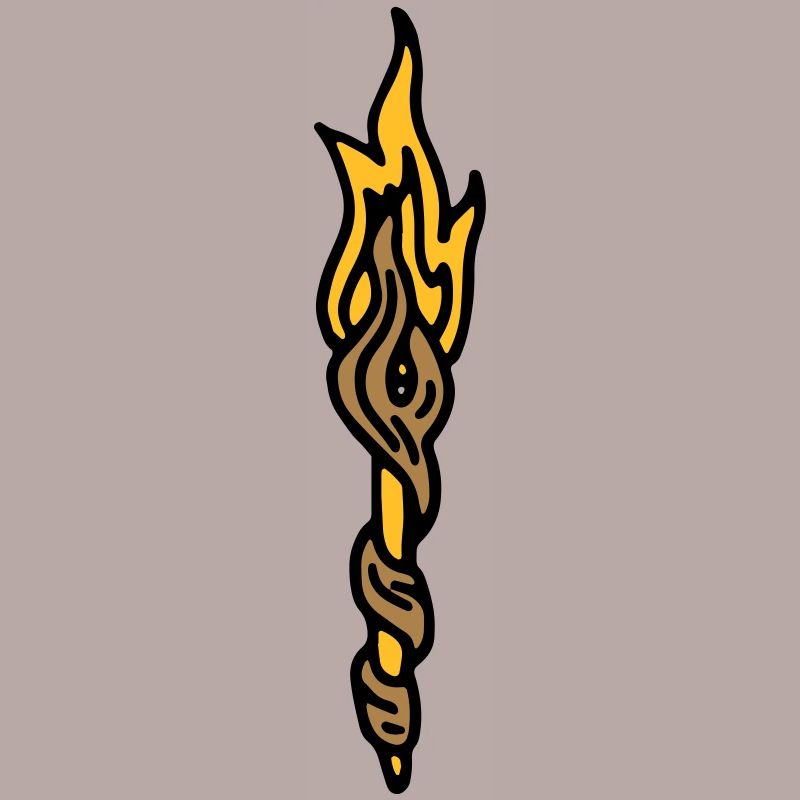 Magic wand torch wizard magic magician