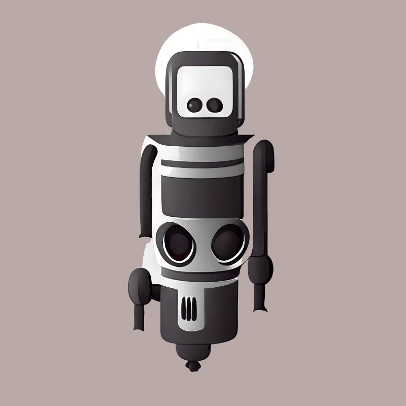 Roboter schwebend