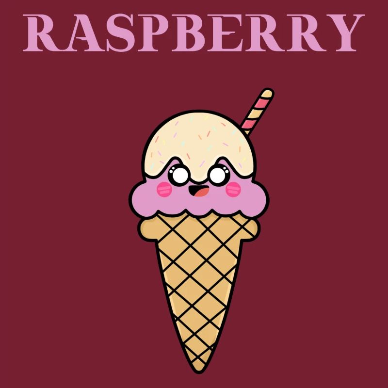 Raspberry Himbeer Eis Eiscreme Geschenkidee süß