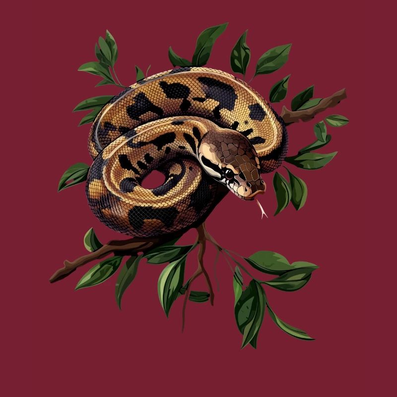 Roi Python Serpents Amoureux Terrarium Python