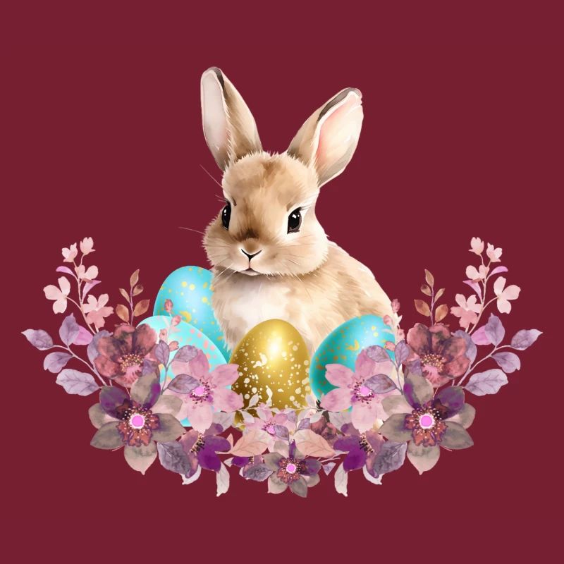 Rabbit in the nest