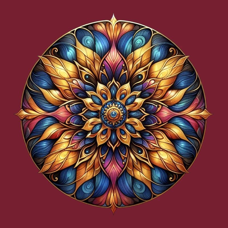 Mandala Harmony couleur dorée