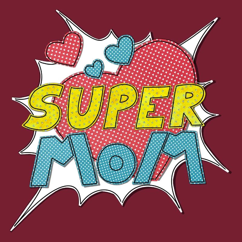 Muttertag supermom Super Mom beste Mutter Comic