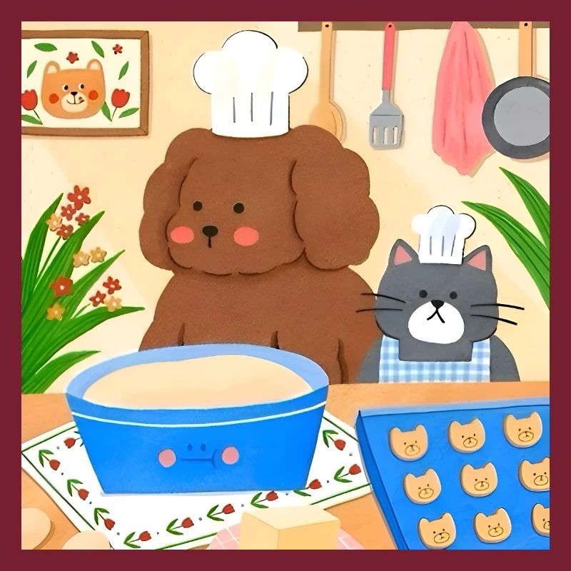Cute Baker Illustration