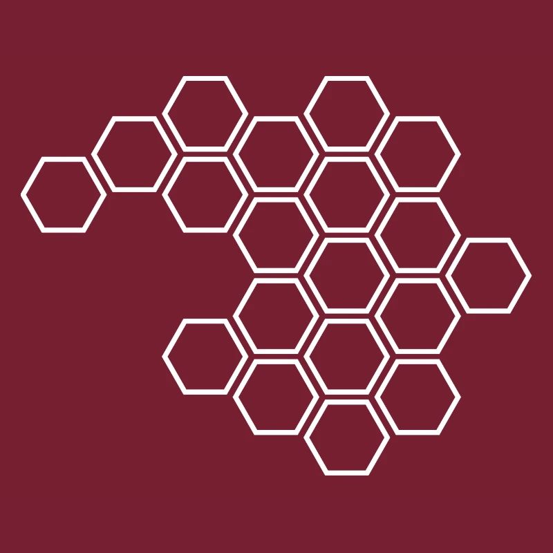Hexagones blancs
