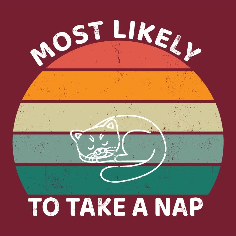Most likely to take a nap - sleeping cat