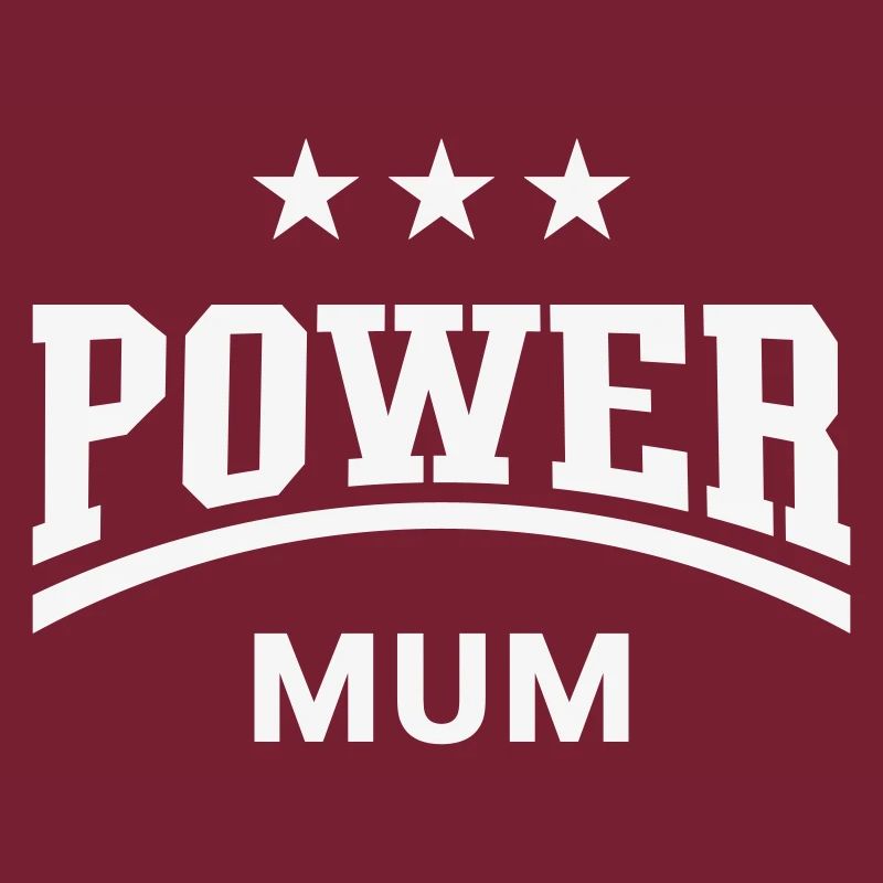 Power Mum (Mama, Mami, Mutter, Muttertag / White)