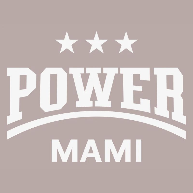 Power Mami (Mama, Mutti, Mutter, Muttertag, White)