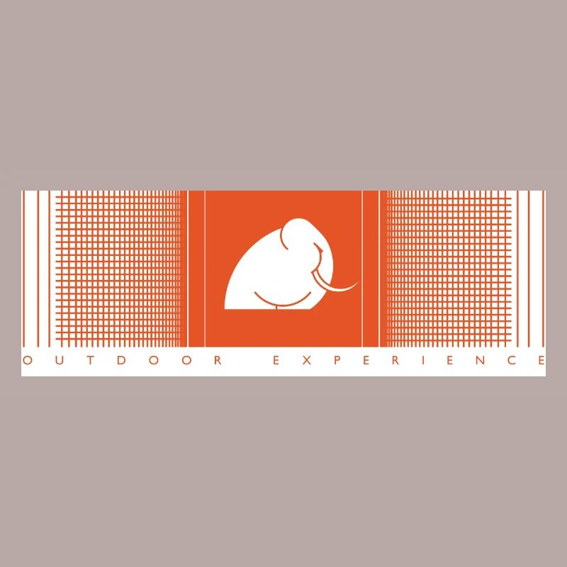 Mamood gradient check pattern orange