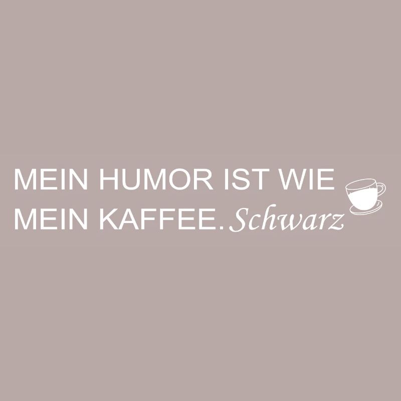 Black humor with coffee
