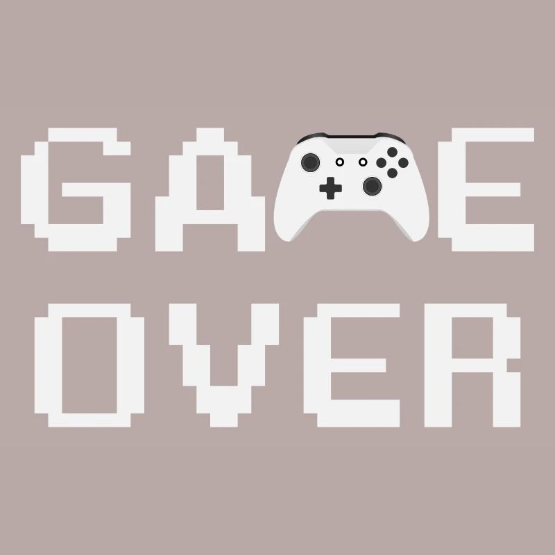 Game Over Controller Blanc