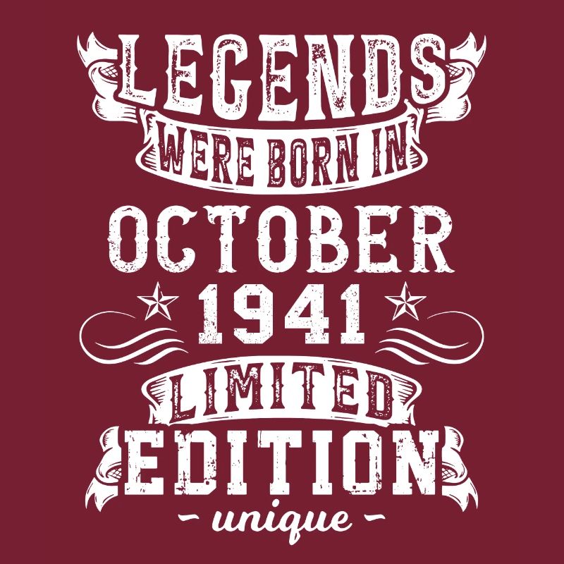 Date de naissance: Octobre 1941 année, Edition limitée