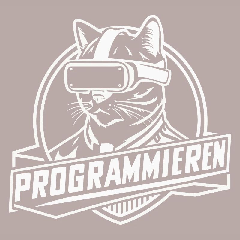 Coder-Katze Lustig Programmieren Geek Geschenk
